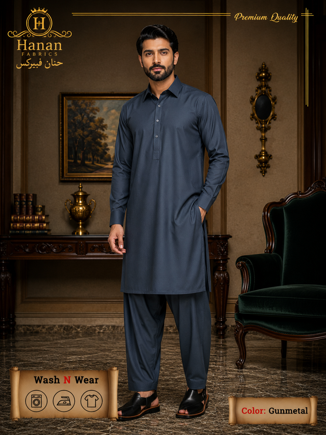 Premium Four Season Wash & Wear - GunMetal