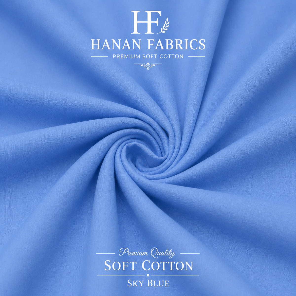 Premium Soft Cotton - Sky Blue