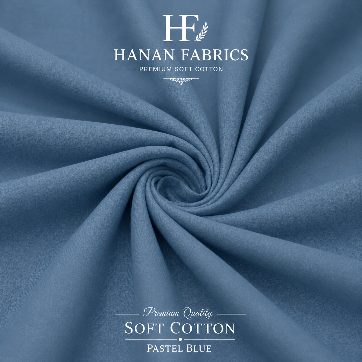 Premium Soft Cotton - Pastel Blue