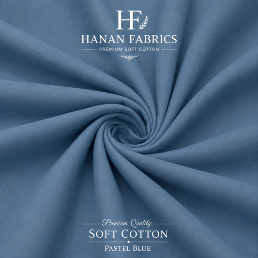 Premium Soft Cotton - Pastel Blue