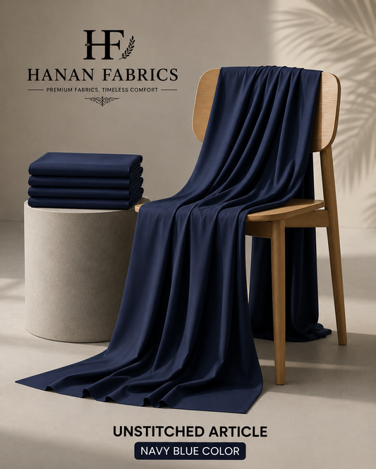 Premium Four Season Wash & Wear - Navy Blue