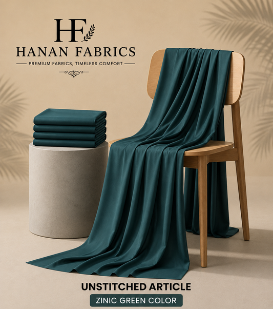Premium Four Season Wash & Wear - Zinc Green