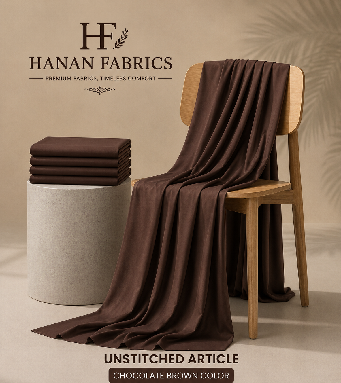 Premium Four Season Wash & Wear - Chocolate Brown Color