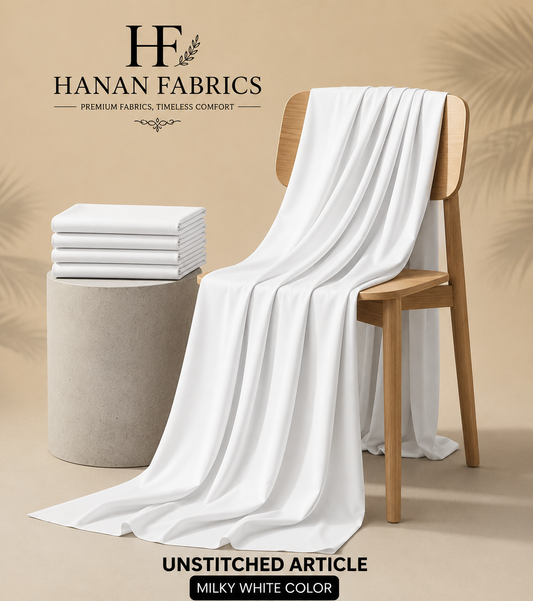 Premium Four Season Wash & Wear - Milky White